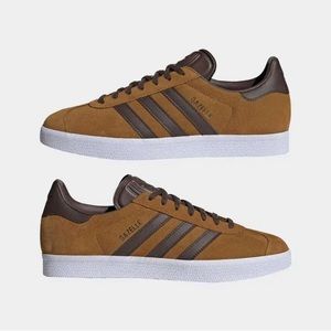 adidas Gazelle Mesa/Brown/White Unisex Shoes Sneakers US Size 8